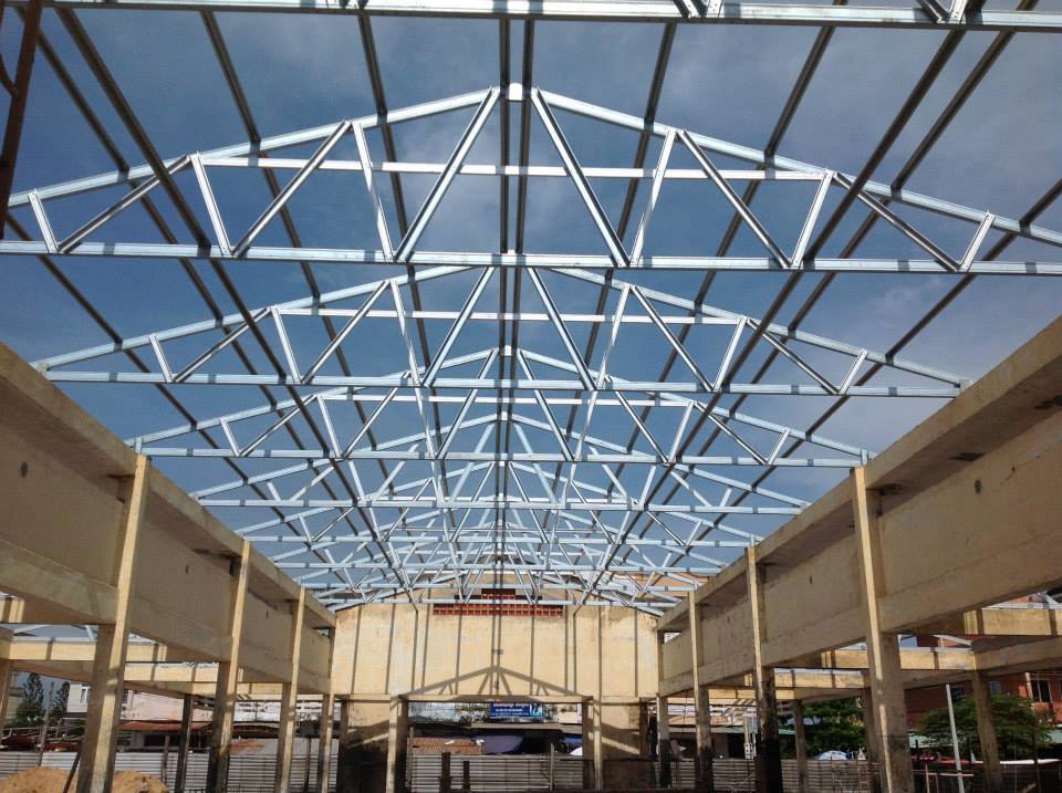 thi công nhà xưởng khung thép tiền chế trọn gói Dĩ An