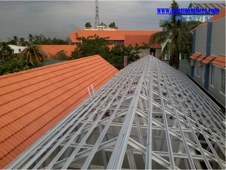 Khung kèo thép 2 lớp