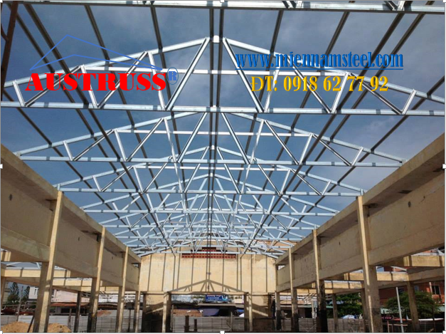 Khung kèo thép lợp tôn