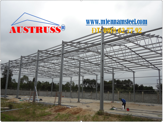 khung thép nhà xưởng cao cấp