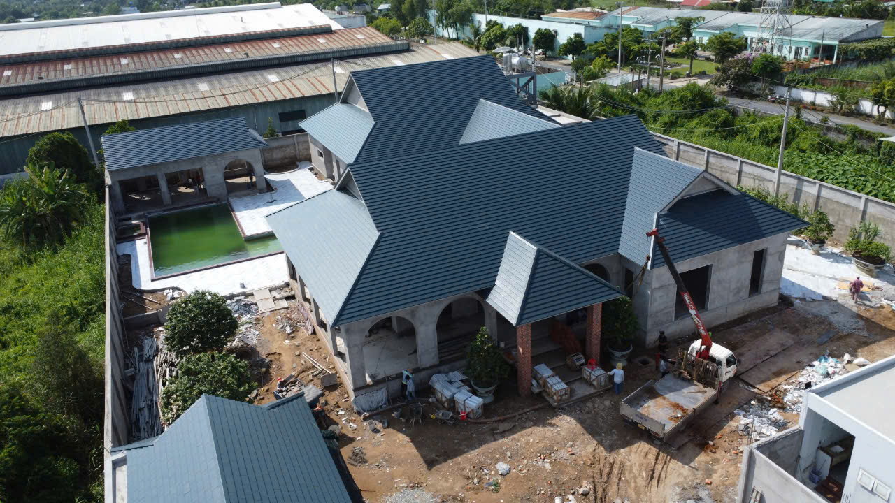 Sơn chống nóng mái ngói