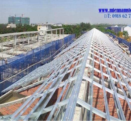 DỰ ÁN RIVER PART - QUẬN 9 KHUNG KÈO THÉP NHẸ