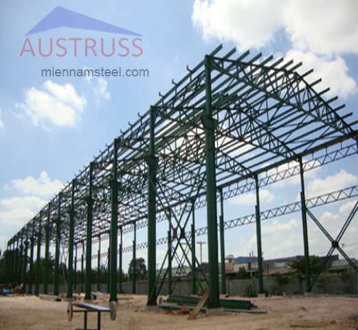 KHUNG THÉP NHÀ XƯỞNG